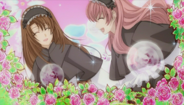 Come on Internet, I know you liked the rose boarder when Ouran High School Host Club did it the exact same thing.